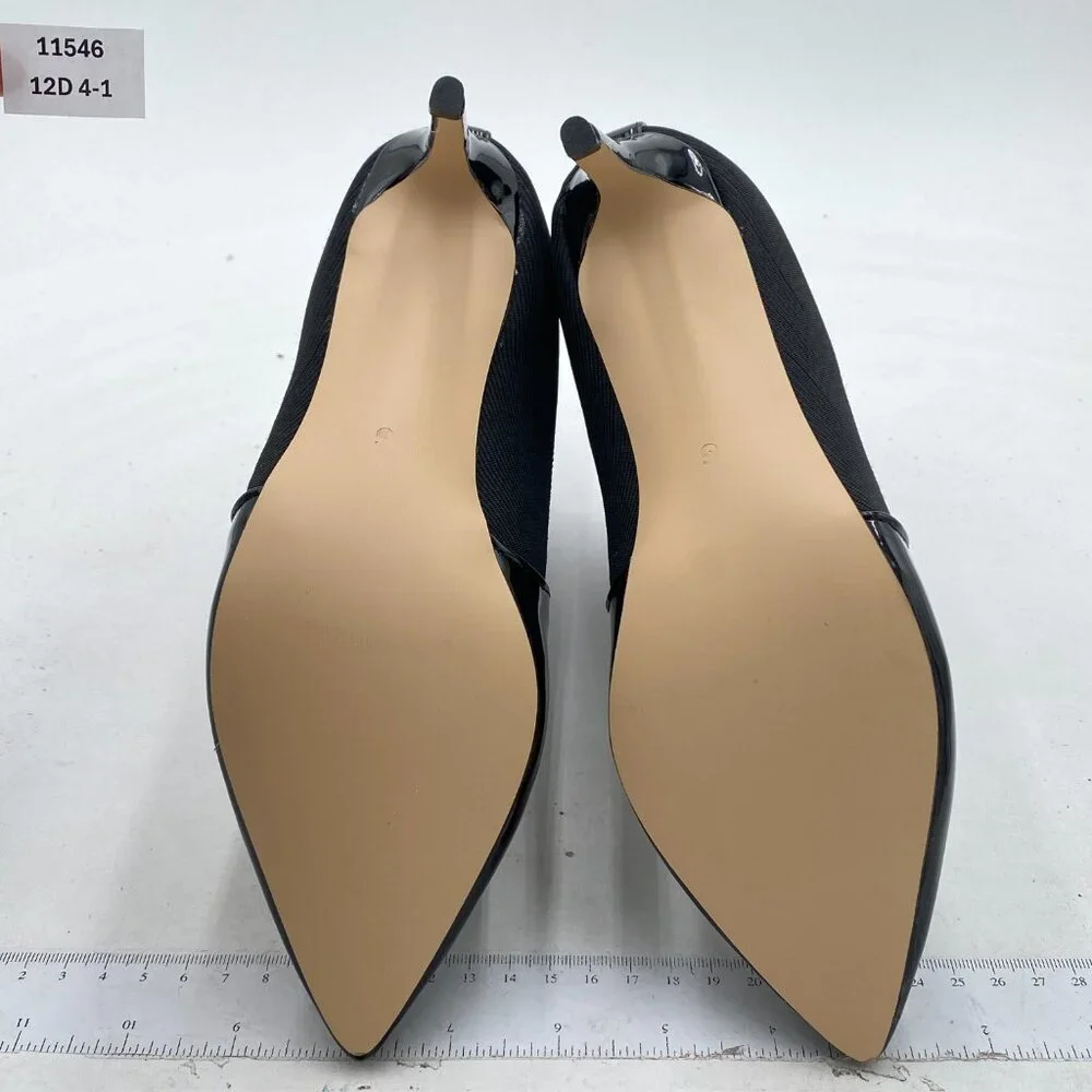 Black Patent Pointed-Toe Ankle Bootie - Women